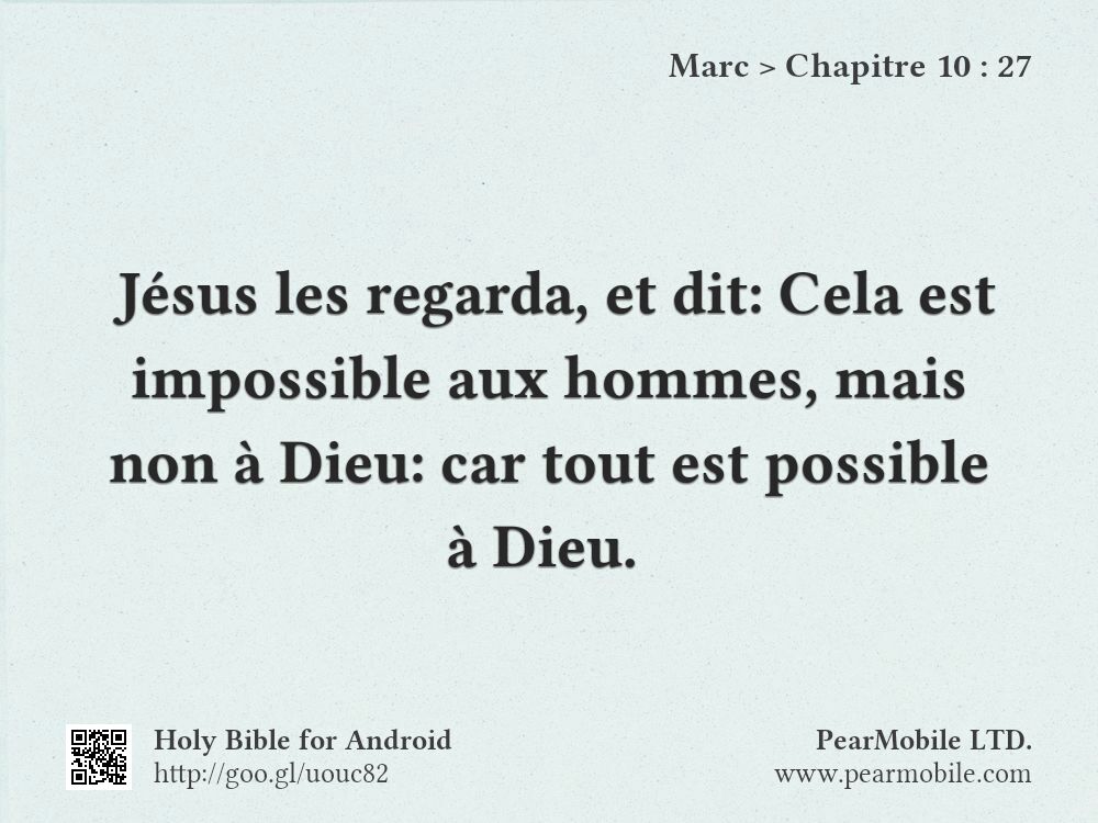 Marc, Chapitre 10:27